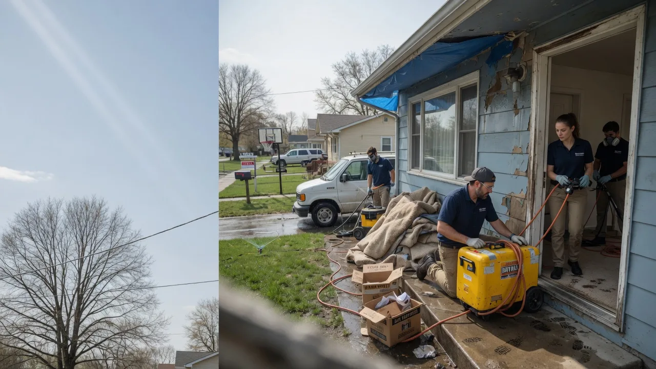 Basement Flood Cleanup in Adrian, MO near me